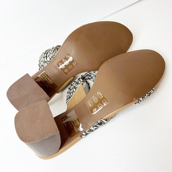 Madewell Meg Sandal Snake Embossed Leather Size 7 - Picture 6 of 7